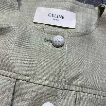 CELINE 26S SLEEVELESS PEPLUM TOP 284