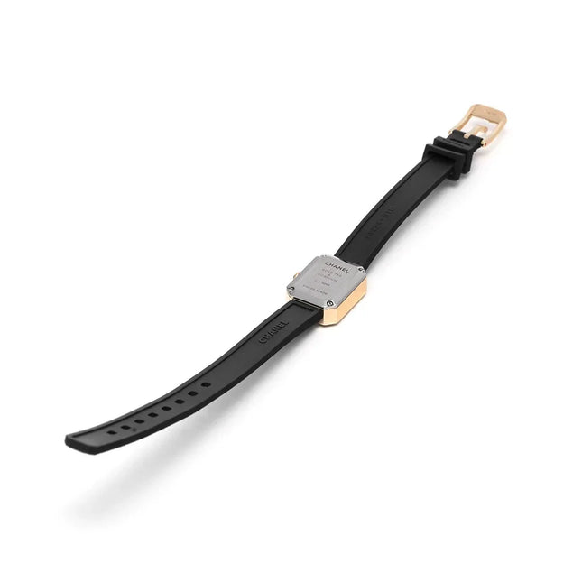 CHANEL PREMIERE H6125 YELLOW GOLD TITANIUM BLACK RUBBER WITH VELVET TOUCH