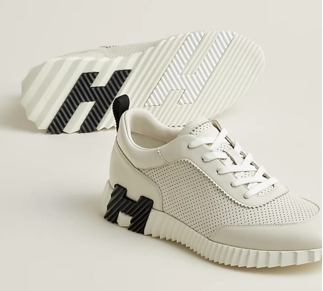 HM BOUNCING SNEAKERS IN LIGHT BEIGE CALFSKIN