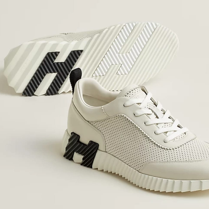 HM BOUNCING SNEAKERS IN LIGHT BEIGE CALFSKIN