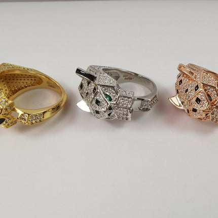 PANTHERE 18.6MM DIAMONDS RING