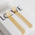ANAGRAM FRINGE EARRINGS