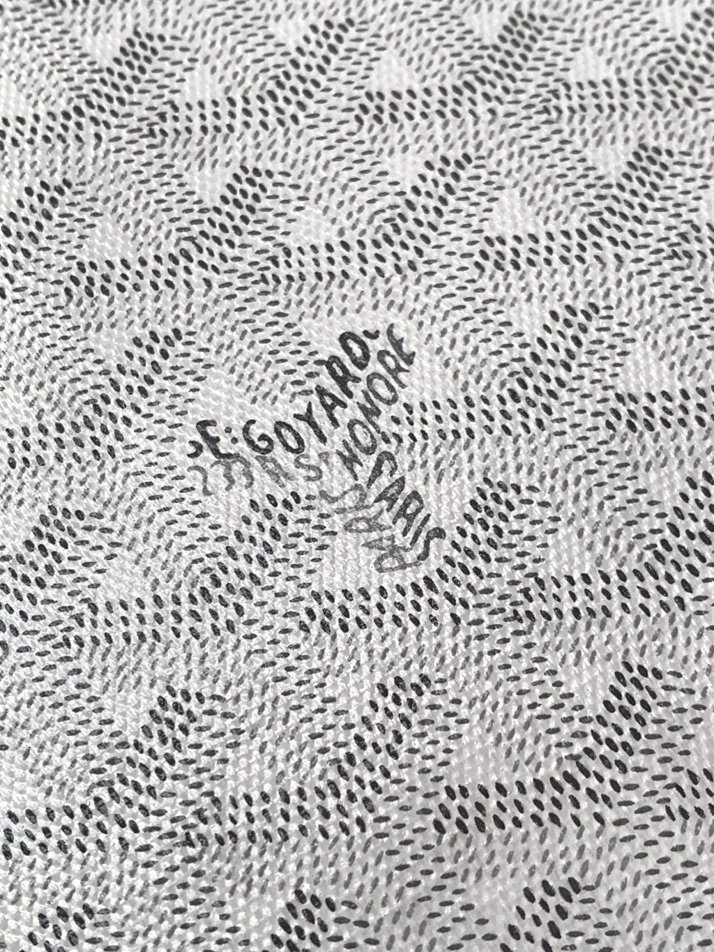 GOYA SECOND-HAND TOAST BAG 21CM WHITE CANVAS