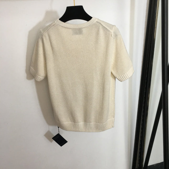 PRADA 25S SHORT-SLEEVE SWEATER 278